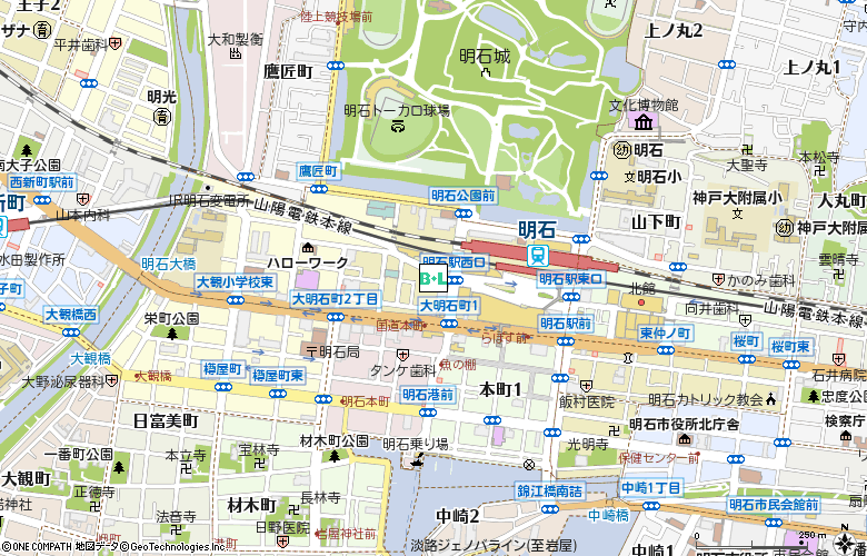 田村眼科付近の地図